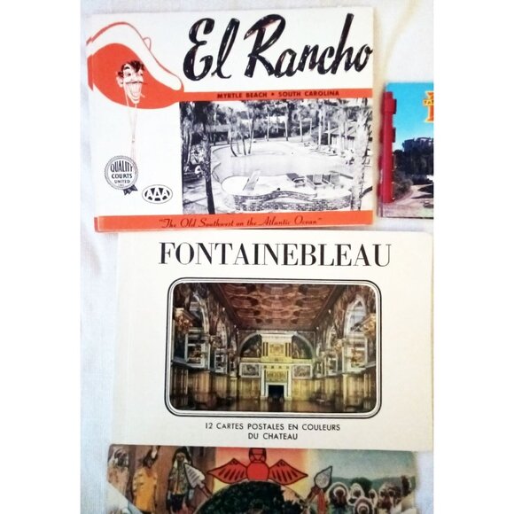 Postcards 7 Unposted Vintage El Rancho Sarasota Rock City Gardens Fontainebleau - Picture 3 of 14